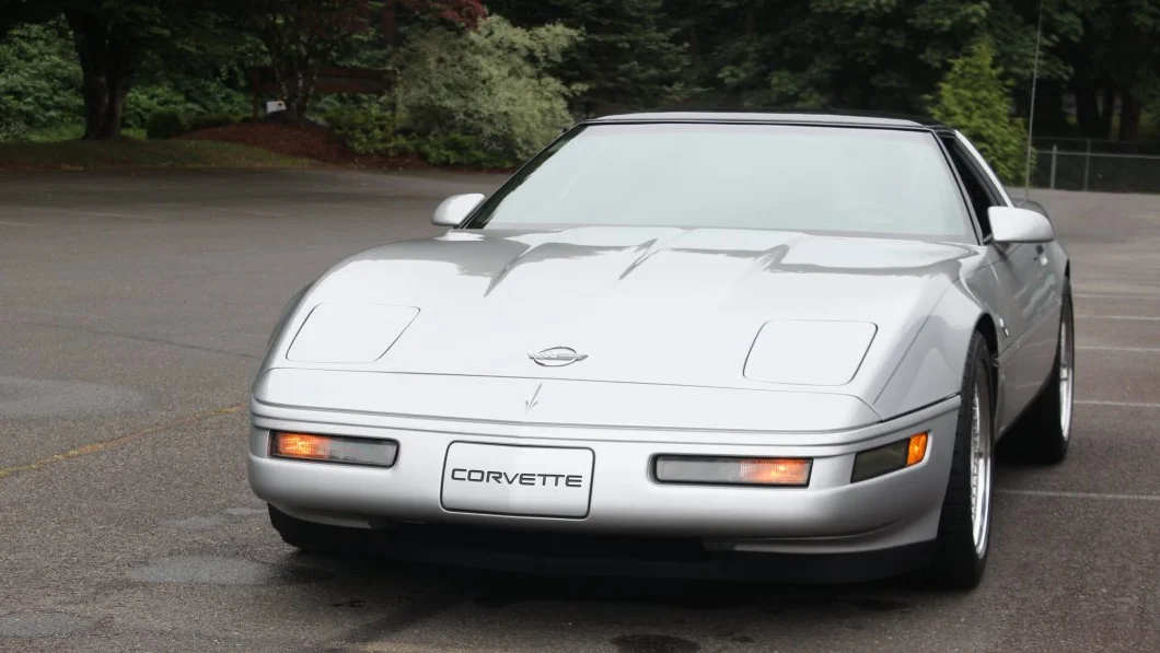 Click to Enlarge-Esc to Close Corvette Generations/C4/C4 1991 -96 Silver.webp